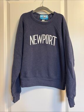 Kiel James Patrick Navy Crewneck 'NEWPORT' Sweatshirt
